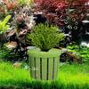 Aquarium Plant Holder Stable Fish Tank Plant Basket Aquarium Hydroponics Planting Holder Water Feature Decoration Accessories