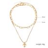 Necklace for Women Necklaces Ins Wind Multilayer Double Layer Necklace Collarbone Chain Love Heart Necklace Female Niche Design Sense Elegant Necklace