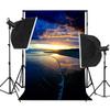 Telón de Fondo Escenario Atardecer Playa Marítima, Accesorios Fotográficos de Fondo, para Decoración del Hogar, Fiestas, Estudios, Celebraciones al Aire Libre, Boda