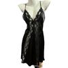 Retro Lace Satin See-Through Camisole Nightgown - Vintage Style Sexy Lingerie