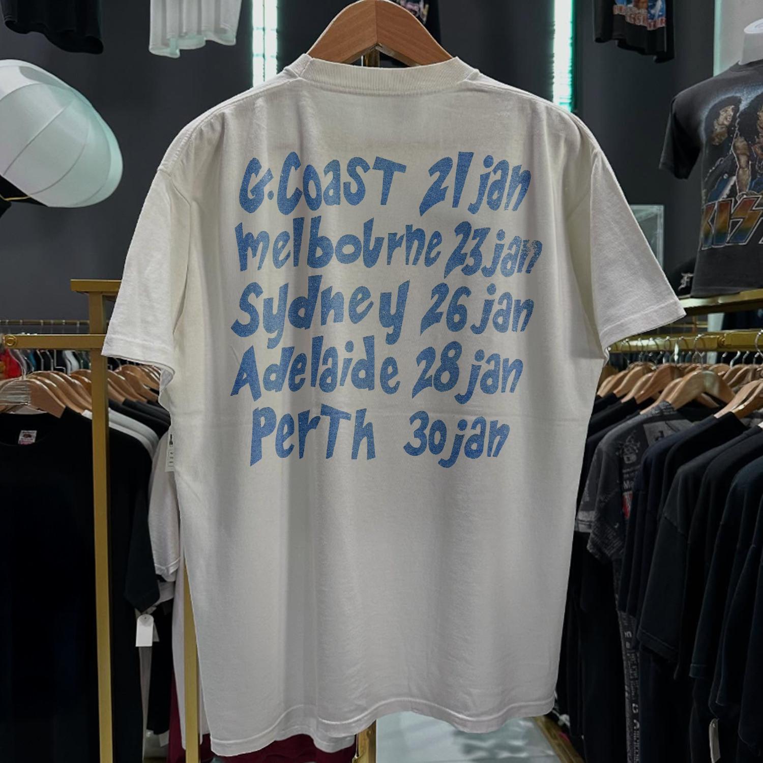 1994 Big Day Out Promo T-Shirt White XXL 4XL