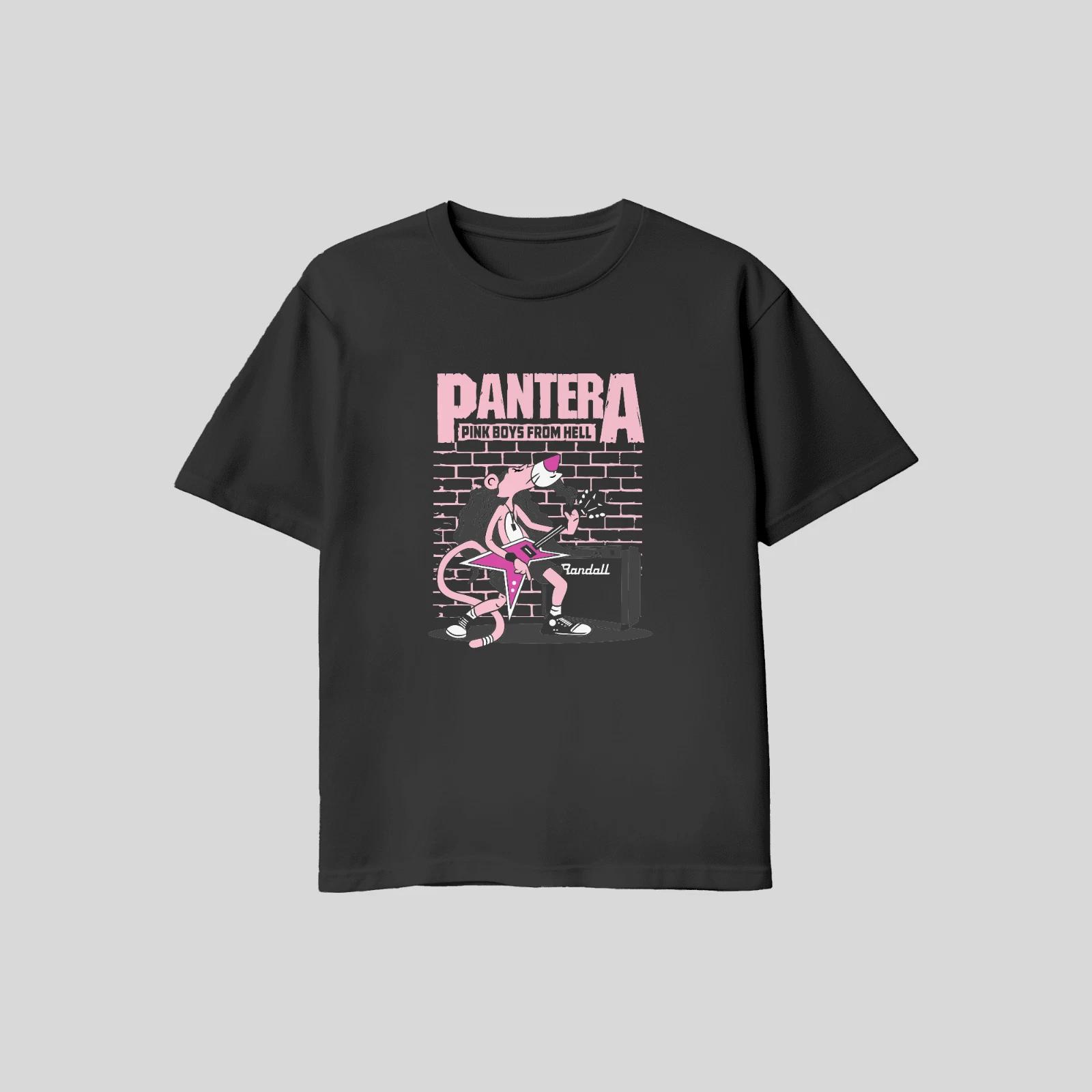Unisex Adult Casual Graphic Pantera Pink Panther Phil Anselmo Vinni... L