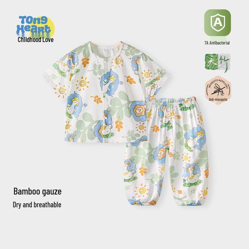 Tonglian Chuxin Bamboo Cotton Infant Summer Set 100