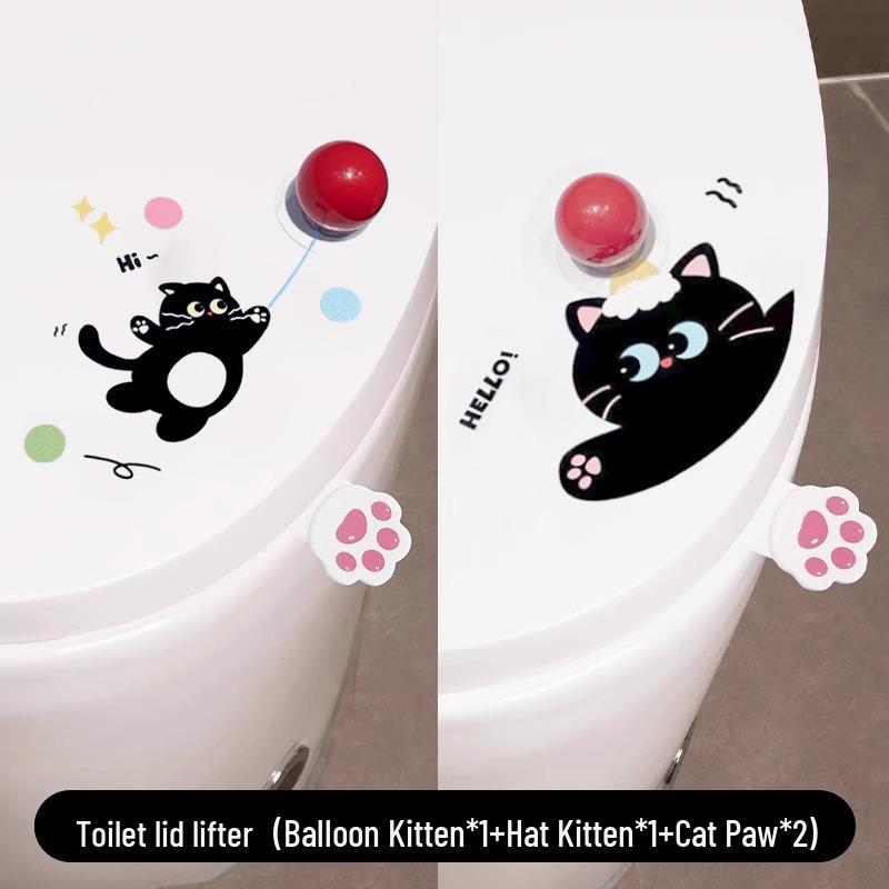 Creative Lid Lifter: Hands-Free Toilet Seat Handle for a Clean Bathroom Experience