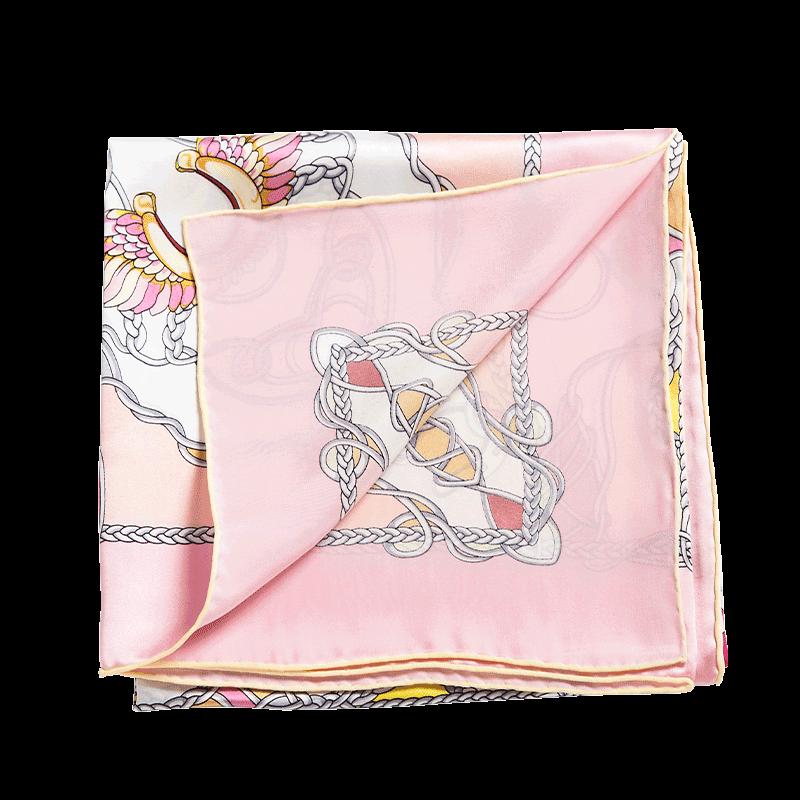 Aurora Crimson Dream Silk Scarf