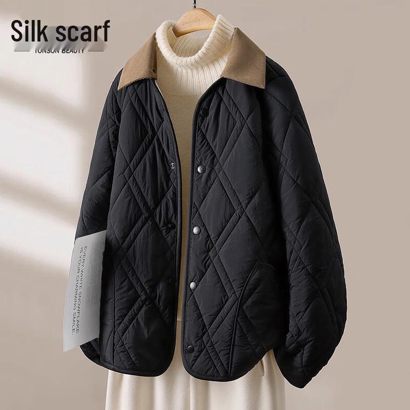 

Sibaish Women s Wool Blend Padded Winter Coat L