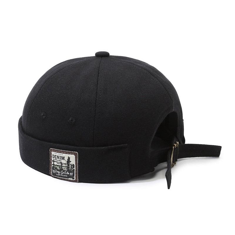 Stylish Unisex Brimless Hat: Spring & Autumn Sailor Cap for Retro Hip Hop Street Fashion
