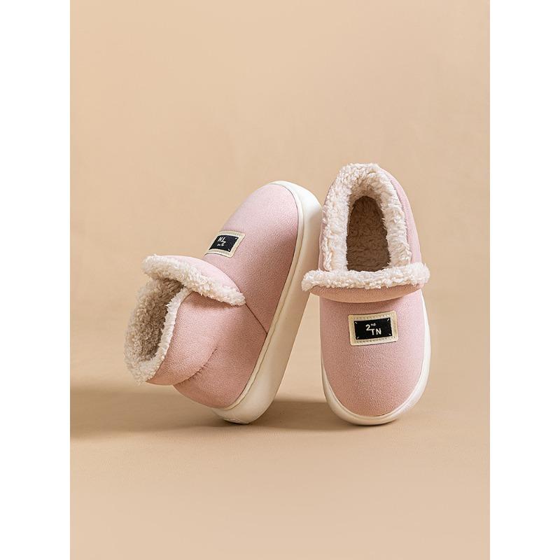 

Легкая теплая плюшевая мягкая удобная сумка для осени и зимы с хлопковыми тапочками, универсальная домашняя обувь для пары для дома в помещении Size 36-37 [Shoes 1-2 sizes smaller]