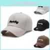 Peachy Embroidery Alphabet Baseball Cap Peaked Caps Breathable Solid Gift Color