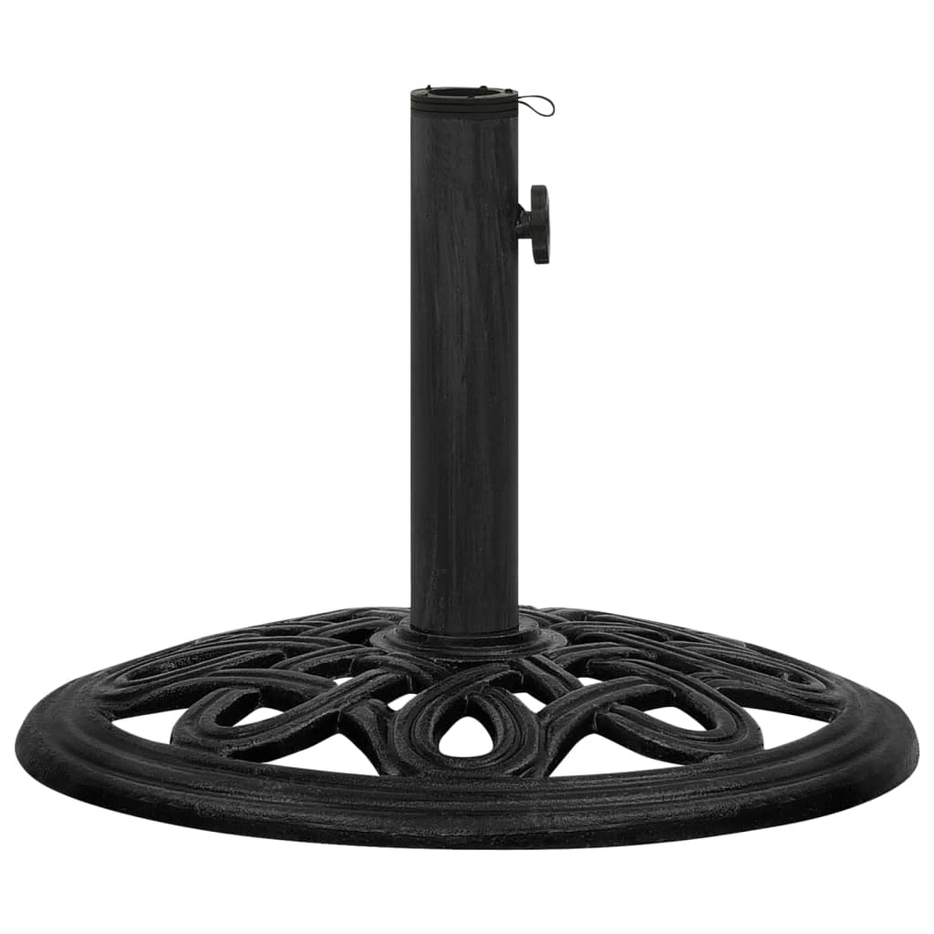 Vidaxl Podstawa Pod Parasol, Czarna, 44X44X32 Cm, Żeliwo