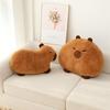 Capybara Plüsch Sofakissen Flauschiges Schlaf-Kuschelkissen Cartoon Kawaii Anime Weiches Lendenkissen für Stuhl Auto Haus Schlafzimmer Dekoration