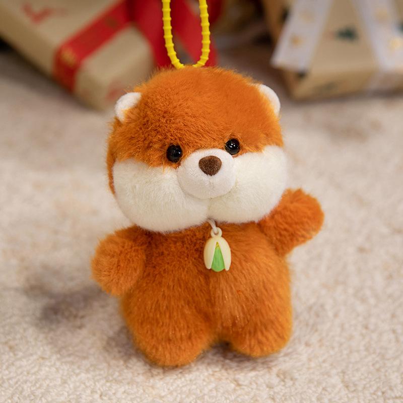 Cute Small Fragrance Pendant Giant Panda Plush Toy Lamb Doll Bag Pendant Zoo Gift Gift