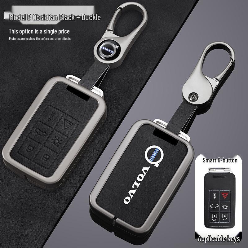 Volvo XC60/S60/V90/V60/S40/S80 Key Cover - Zinc Alloy Shell
