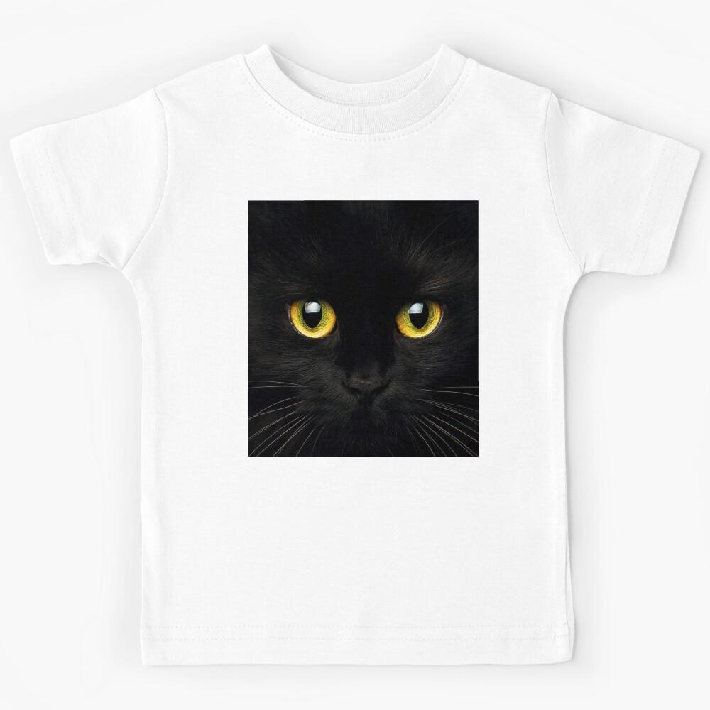 Black Cat Kids T-Shirt 160