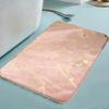 Bath Mat Non-slip Quick Dry Polyester Granite Surface Shower Rug For Home - Ri