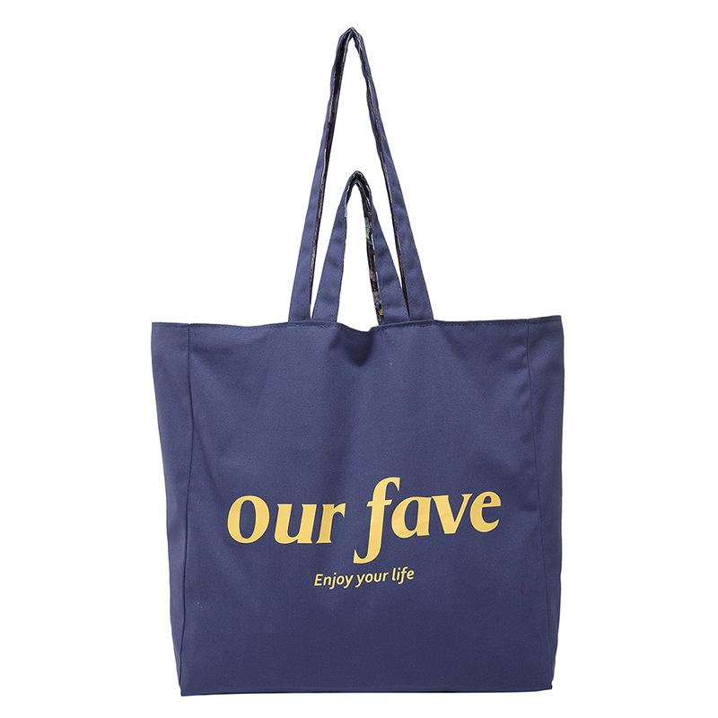 

Сумка-тоут большой вместимости Женская новая модная сумка через плечо Студенческая повседневная сумка для поездок на работу синий