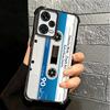 Vintage 90S Cassette Tape Pattern Soft Phone Case For Xiaomi Redmi Note 14 15 Pro Plus 13 12 11S 11T 5G 10 9S 9 Plating Anti-Fal