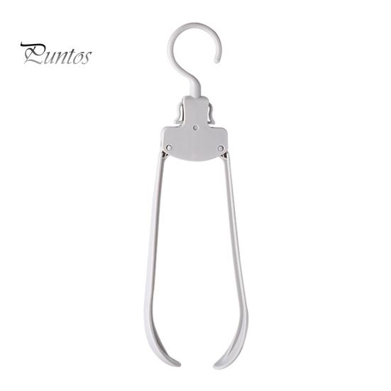 10Pcs Foldable Plastic Clothes Hangers Foldable Design Stable Durable Load-Bearing Design Not Easily Deformed Clothes Drying Racks