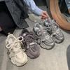 Leder Dad-Schuhe Damen Frühling und Sommer neue Plateau Damen Schuhe erhöhende Freizeitschuhe vielseitige Schuhe Sportschuhe