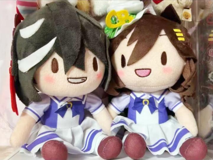 Genuine Uma Musume Pretty Derby Fuwa Petit Plush Dolls Kitasan Black Satono Diamond Manhattan Cafe Anime Fufu Toys For Gift
