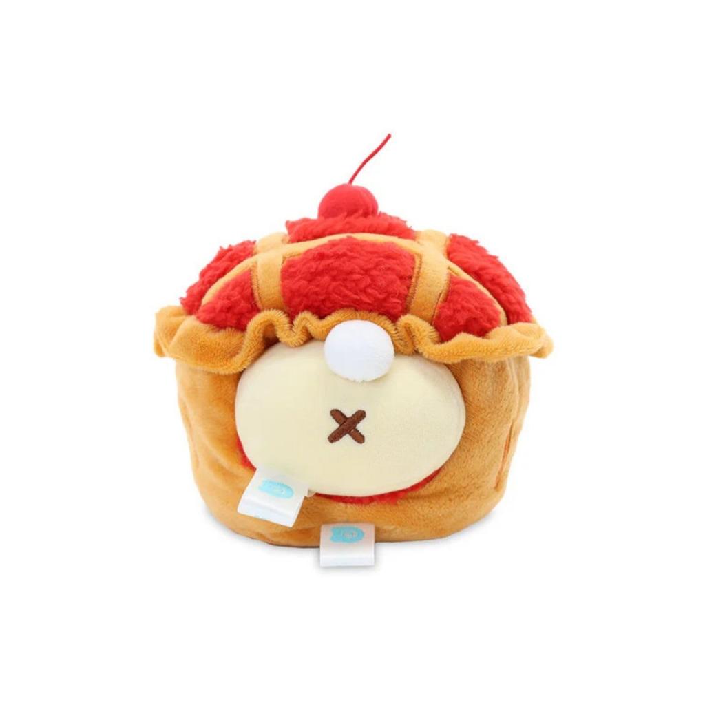 IRISRAIN ANIROLLZ Plush Toy, Small, Baked Series, Cherry Pie Bunny, 14x14x15cm (ANI-BN-PB5)