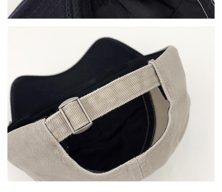 Korean Embroidery Baseball Cap - Trendy Retro Soft Top Sunshade for Women & Men