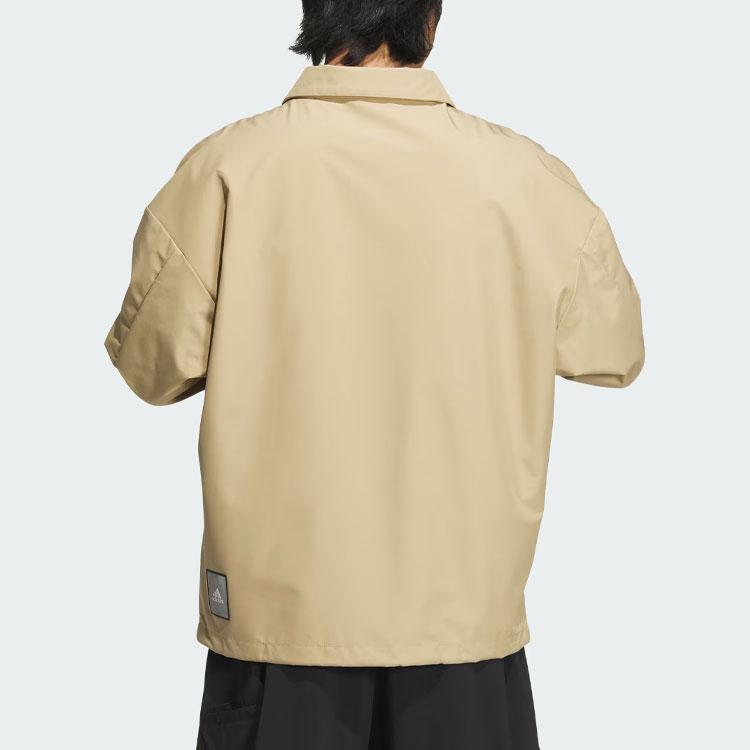 Adidas Fustl Jacket 8 Solid Logo Sports Casual Jacket Men Jackets Light-Khaki IM9083