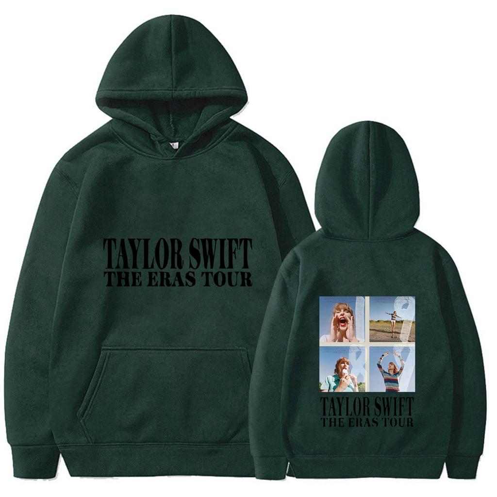 Fashion Casual Long Sleeved  Letter Printing Loose Plush Pullover With Rope Hoodie