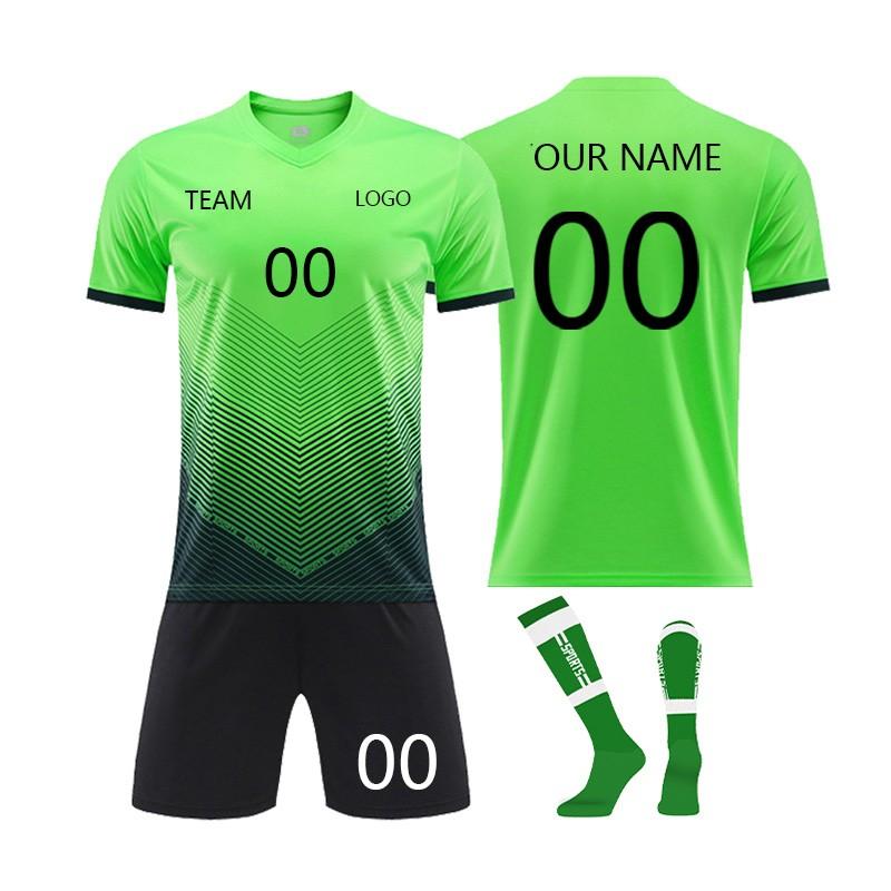 Personlig skjortesett for menn jenter med navnenummer Spesialtilpassede fotballdrakter for gutter treningsdress