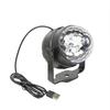LED Remote Rotating Seven-Color Crystal Magic Ball Light for Indoor Dance and Stage Venues
