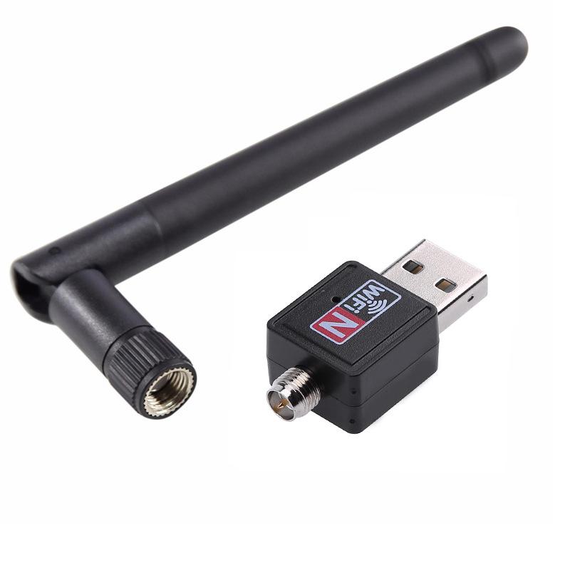 1 Set Wi-Fi Receiver Transmitter Dongle 2Db/5Db 150Mbps Wireless Network Card Usb 2.0 802.11 B/G/N Lan Wifi Antenna Adapter