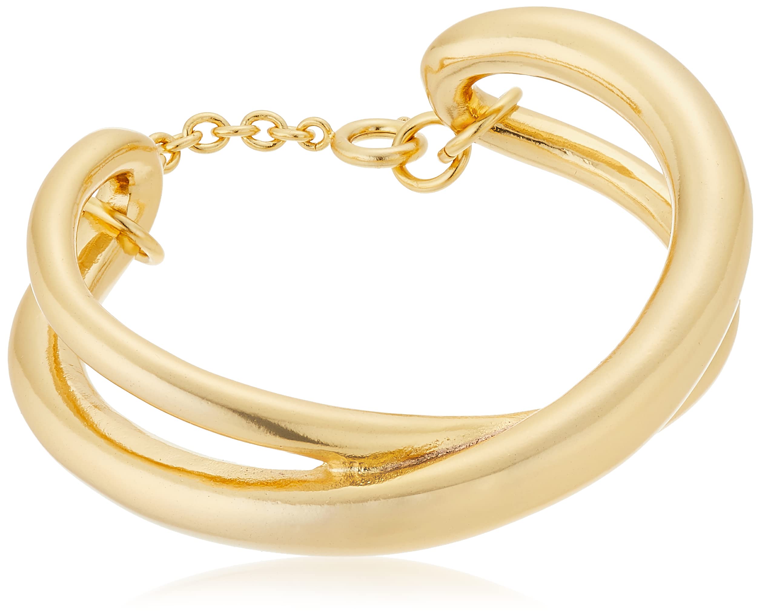 

Cross Curb Chain Bangle [Mira Owen] Women s