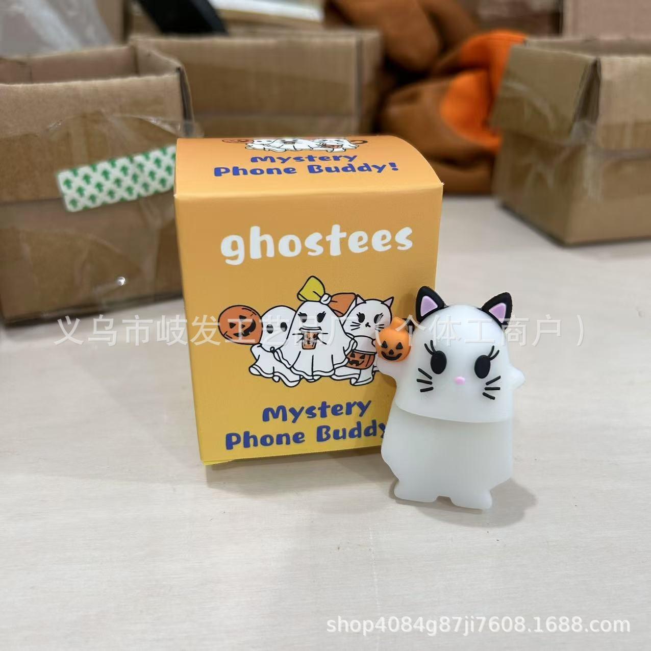 

Ghostees Блайнд Бокс Подвеска-Призрак Милая Подвеска-Призрак Украшение Для Смартфона Хэллоуин Издание Мини-Орнамент Подвеска Для Телефона