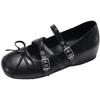 Silver Inner Height Increase 6cm Ballet Single Shoes Women's Summer New French Bow Mary Jane Shoes Flat Large Size Women's Shoes