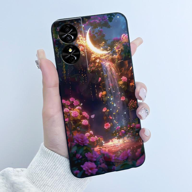 Phone Case For TCL 40 NxtPaper Back Cover Cute Rabbit Cat Funda Silicone Soft Coque For TCL 40 NxtPaper 4G Shockproof Case Shell