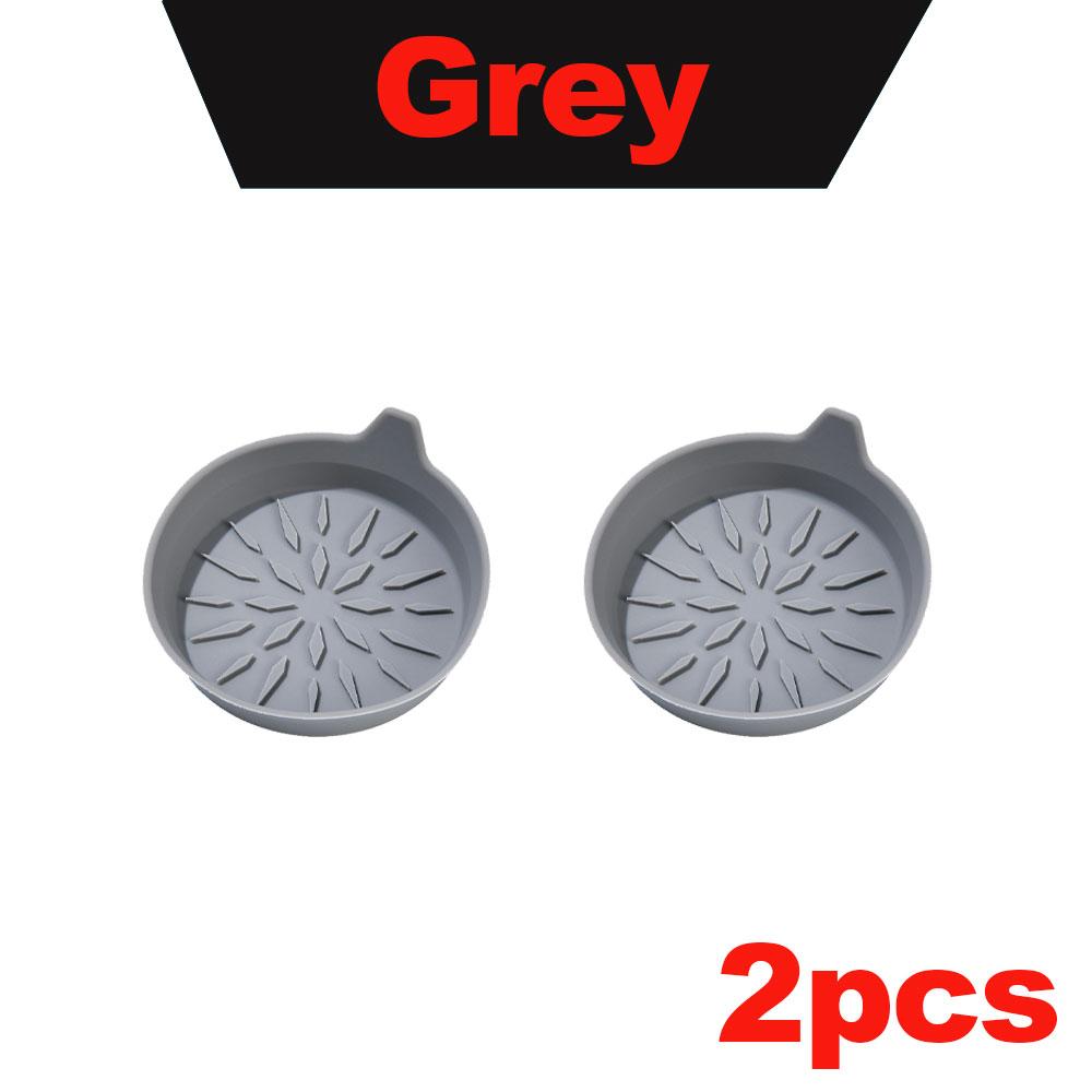 2/4pcs Snowflake Car Cup Holder Coaster Silicone Cup Holder Insert Non-Slip Cup Holder Car AccessoriesInterior Silent Cup Pad