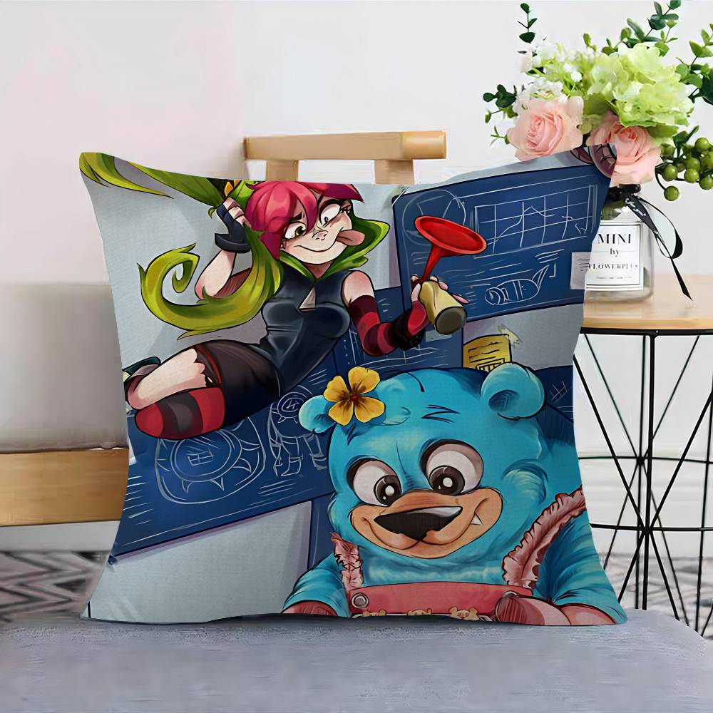 Cartoon Villainous Anime Personalized Pillow Cover Kids Bedroom Wild Party Decor Pillowcase Kid Birthday Shower Gift