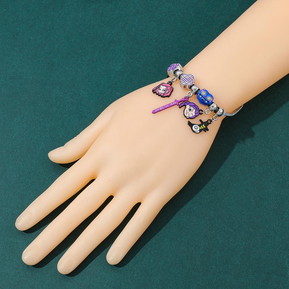 Kpop Dæmonjægere Tegnefilm Armbånd Med Legeringsperler Til Gavegivning Og Daglig Brug