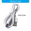Rapid USB Charging Cable Clear Bronze Center Permanent PVC Coat Global Agreement Dense Fast seal Multiple Devices