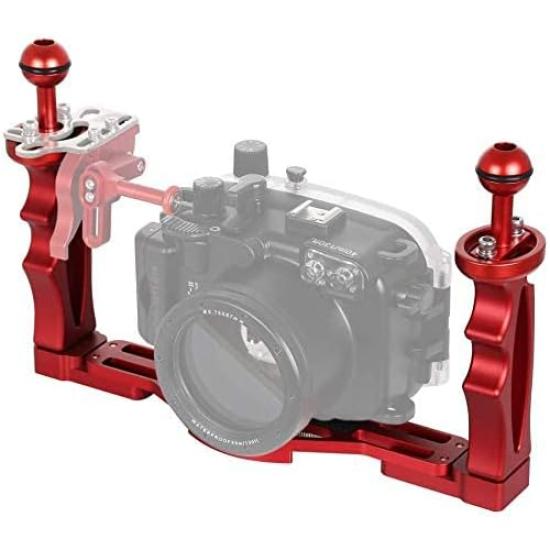 

Система монтажных рычагов для подводного бокса камеры Yamart с базовым набором рукоятки для дайвинга, совместимая с и Red Diving, GoPro, Olympus, Canon, Nikon, Sony,