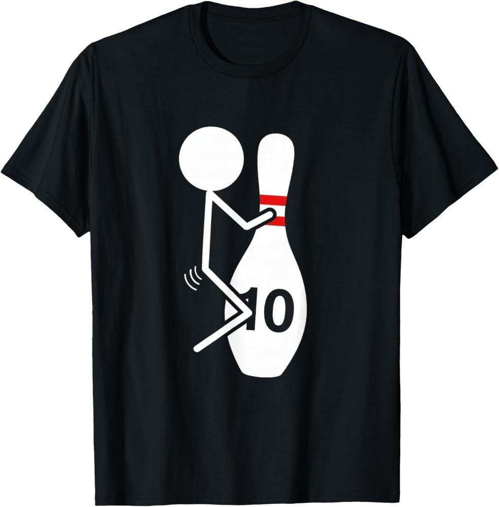 F The Ten Pin Casual Bowlers Team League Funny Bowling T-Shirt S