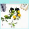 Lemon Indoor Decorative Plant With Faux Fruits For Photography And Home Decor