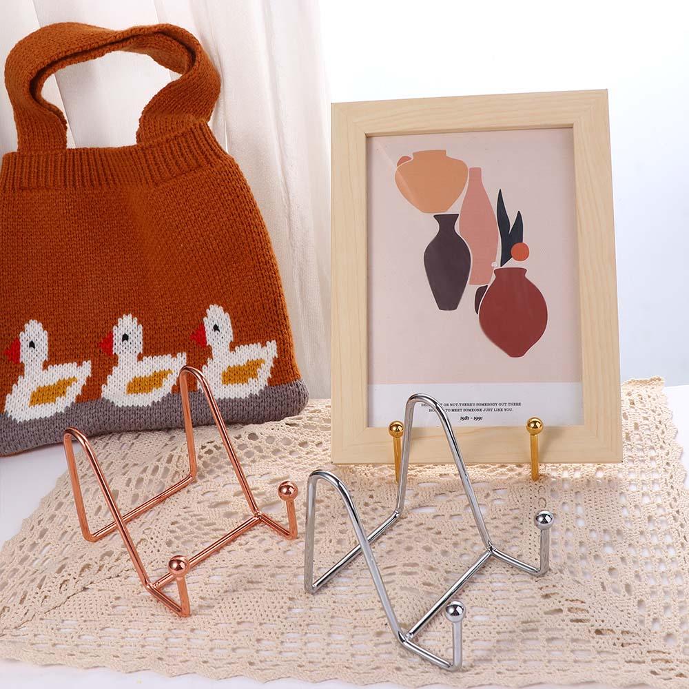 Plate Dish Frame Photo Decorative Stands Holder Placement Stand Tabletop Art Display Stand