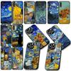 Starry Night Van Sunflower Gogh Painting Phone Case for Xiaomi Redmi Note 13 14 ProPlus Pro Plus 14C A4 13C Pro+ Note14 Cover