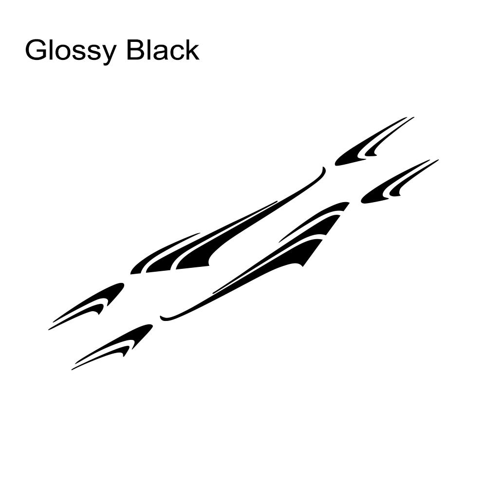 

6Pcs Car Body Stickers For Carnavan Van Touring Car Decal Auto Accessories For KNAUS TABBERT WEBERG MORELO Forest River Jayco Glossy Black