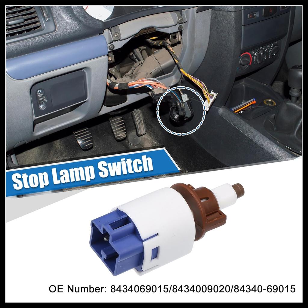 Brake Light Switch Stop Lamp Switch Replacement for Toyota 4Runner 2003-2013 for Toyota Avalon 2005-2012 No.84340-69015/84340-09010/84340-09020