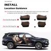 For Volkswagen VW ID.4 Crozz X -2025 Car Door Storage Box Protector Pads Cover Leather Slot Organizer Pockets Accessories