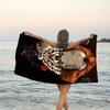 1pc Pennywise1 Beach Towel, Beach and Seaside Swimming Pool Equipment, Fashion Pattern, Rectangular, Travel Essentials