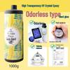 Qiaoqiao Odorless UV Glue: Thin Epoxy Resin, Clear, UV Curing, Yellowing Resistant DIY
