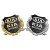 Metal Car Side Badge Sticker Styling for KIA Optima Ceed Rio 3 Pegas Picanto Cerato Soul Sportage Car Window Emblem Accessories
